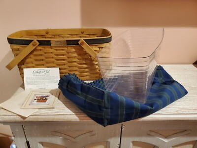 vintage ラグLongaberger Collectors Club484 Longaberger Collector Club 2003 Second Edition Charter