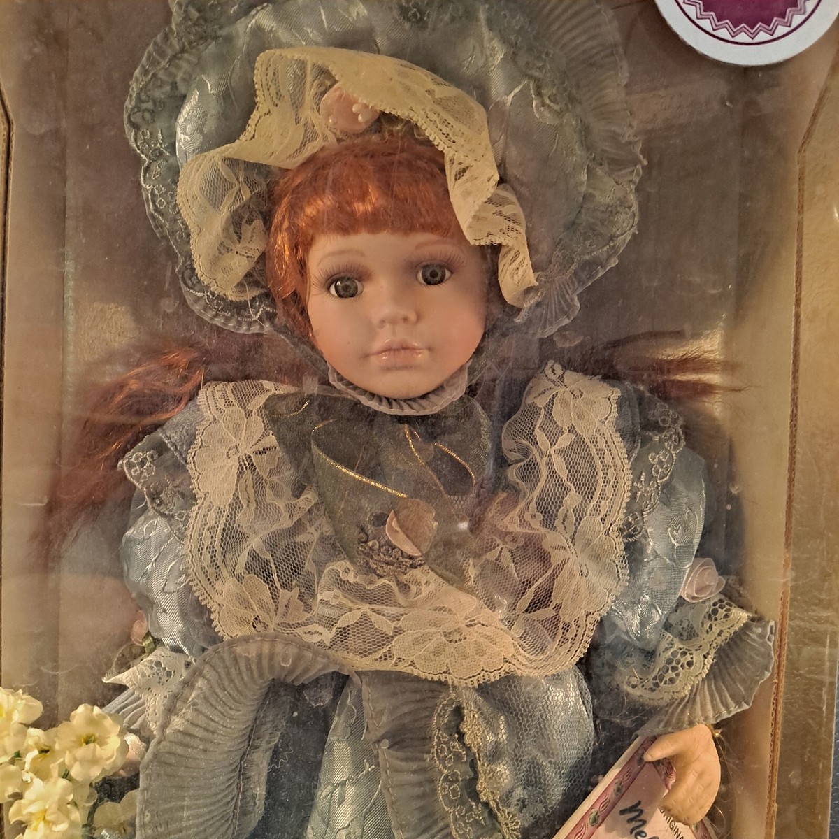 Vtg Doll Melissa Collection Porcelain 2002 By Melissa Vastelli NIB
