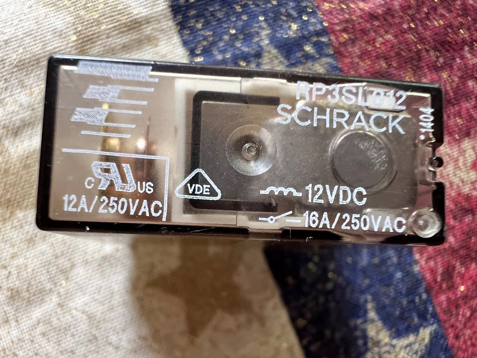 SCHRACK RP3SL012 12VDC relay