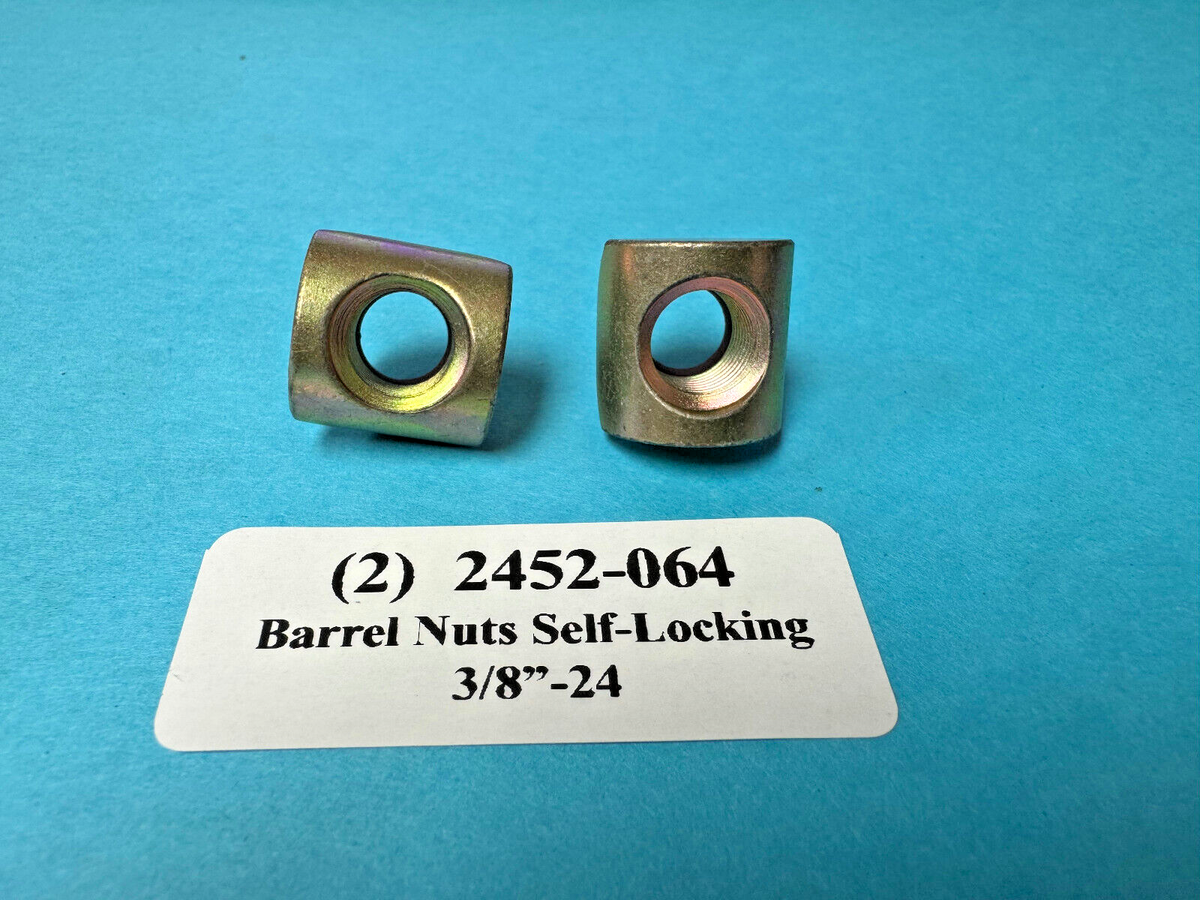 3/8”-24 Self-Locking Barrel Nuts 2452-064 Aircraft Aerospace New