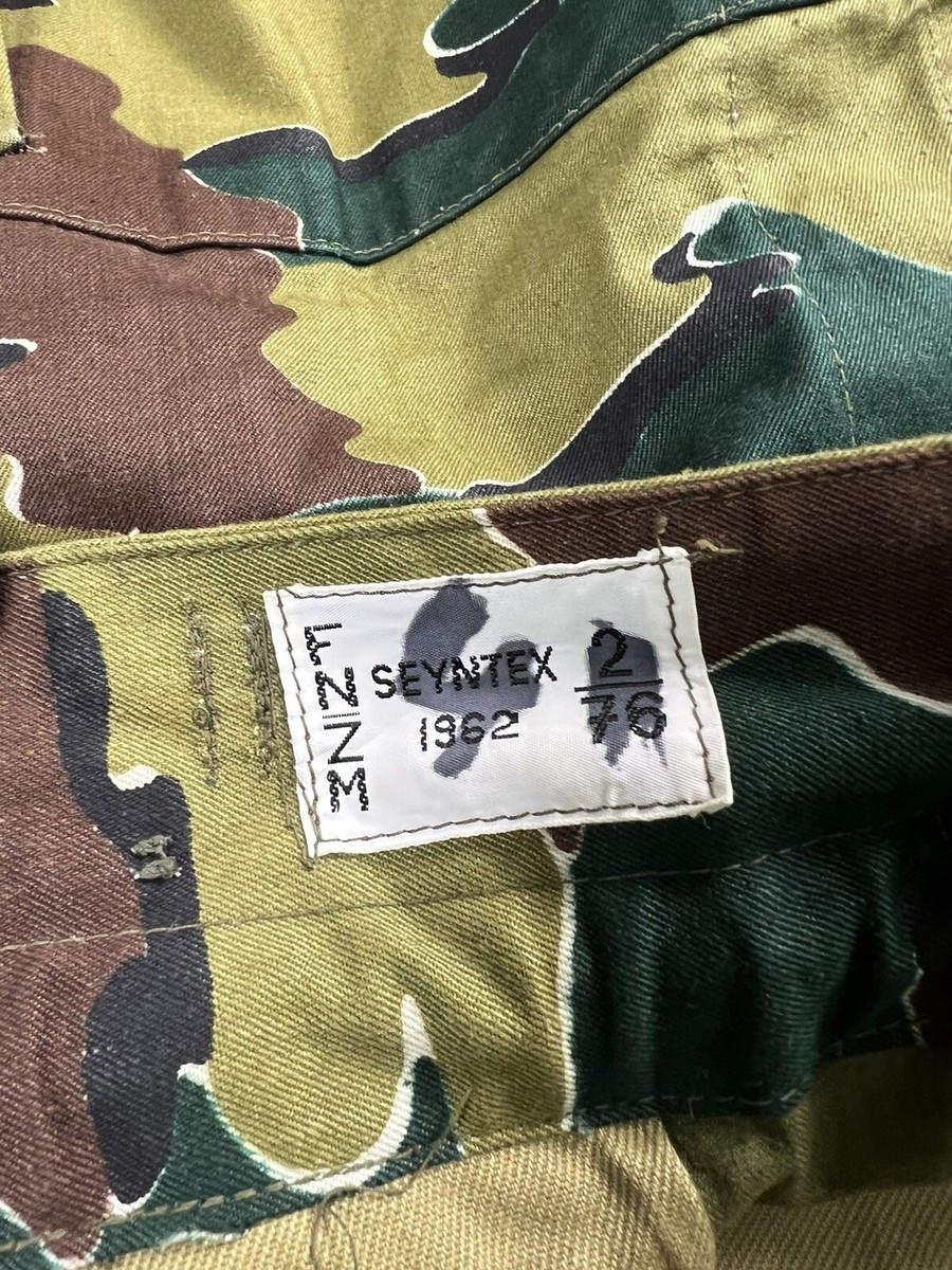 Old Belgian Jigsaw Camo Pants Seyntex 1962 Belgium | eBay