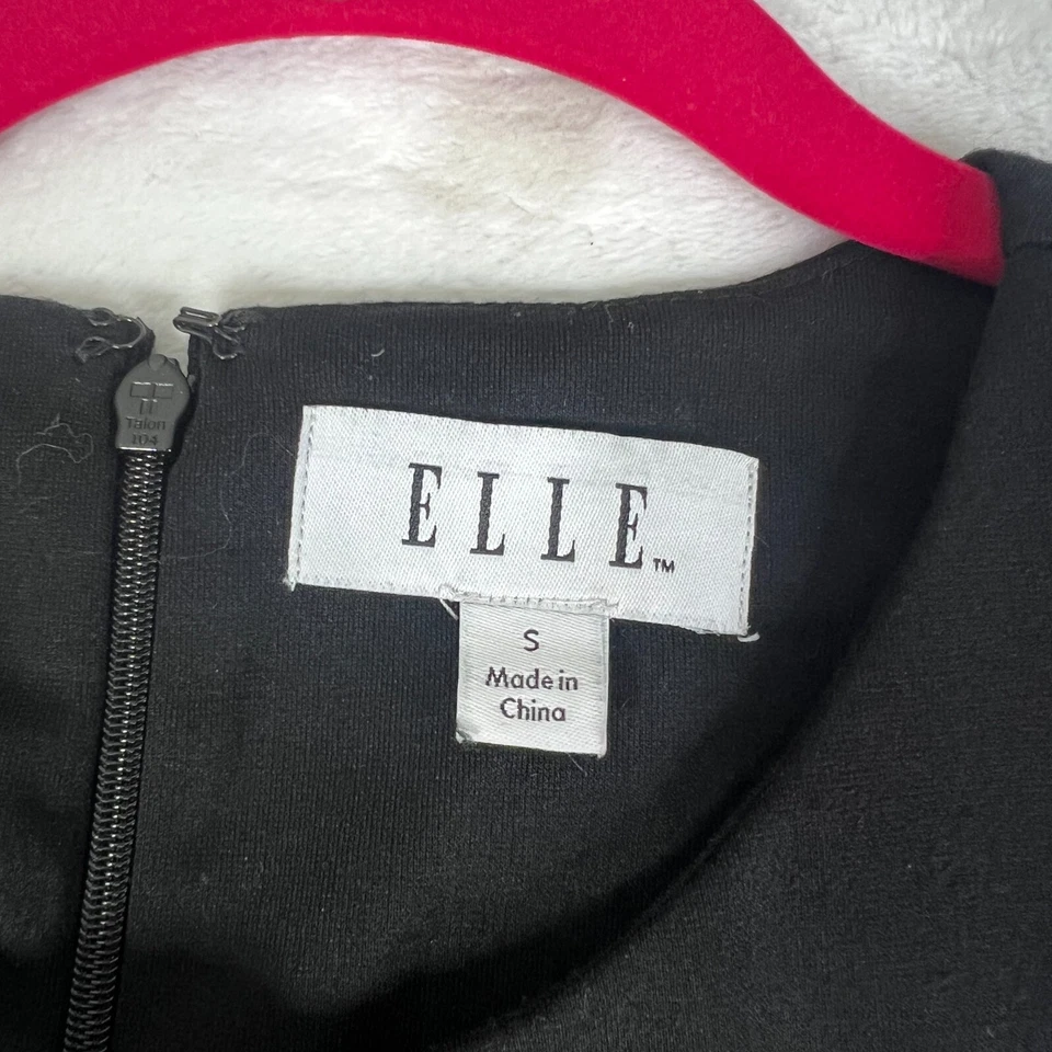 Macacão Elle One Piece Feminino Preto e Xadrez Bolsos com Cinto Pequeno - Imagem 3 de 4