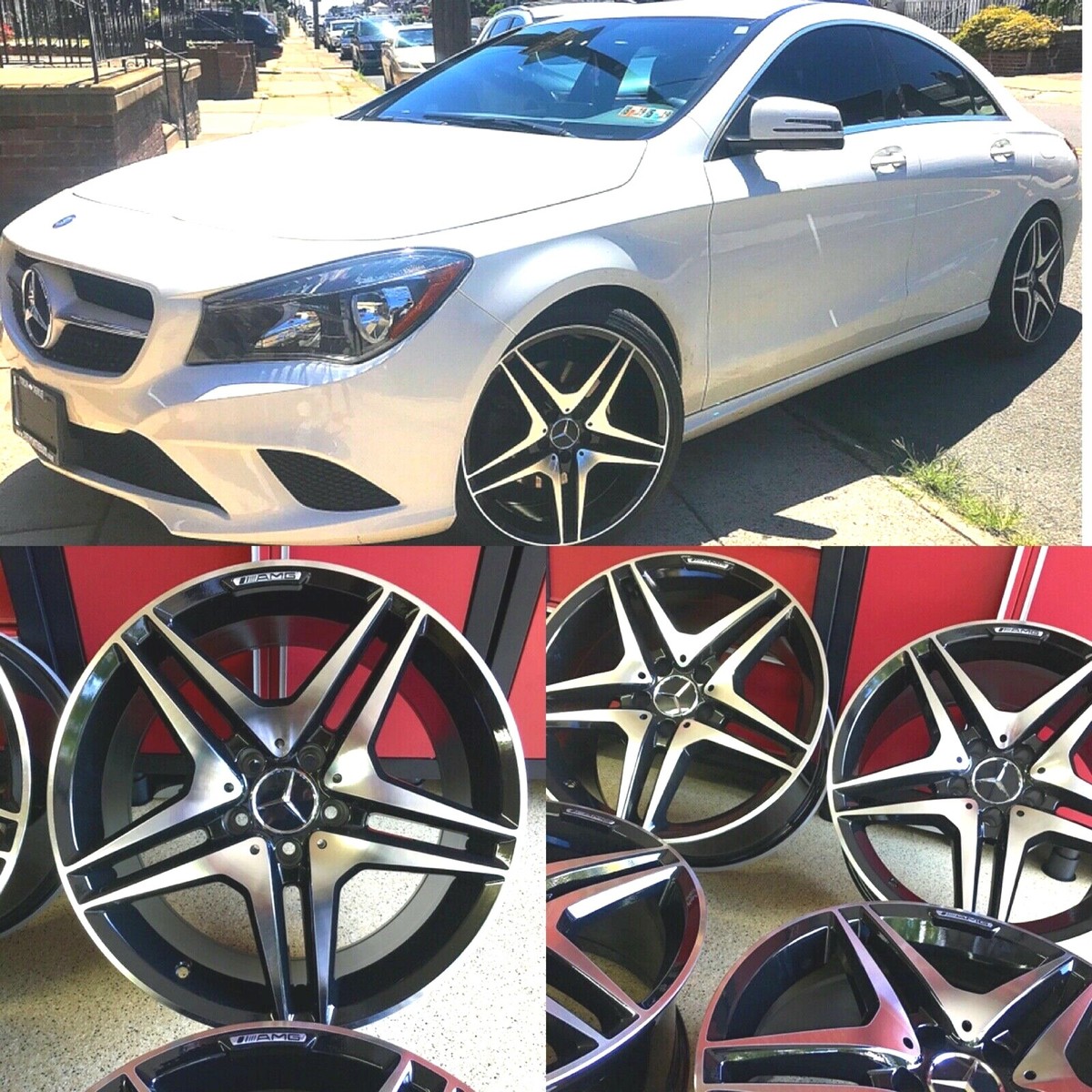 MERCEDES 18 INCH RIMS WHEELS SET4 NEW 18/8.5 FITS CLA250 CLA AMG