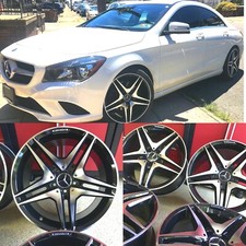 Mercedes 18 Inch Rims Wheels Set4 New Exclusive Clk Fitment Clk55 Clk350 Clk550 Mercedes 18 Inch Rims Wheels Set4 New Exclusive Clk Fitment Clk55 Clk350 Clk550
