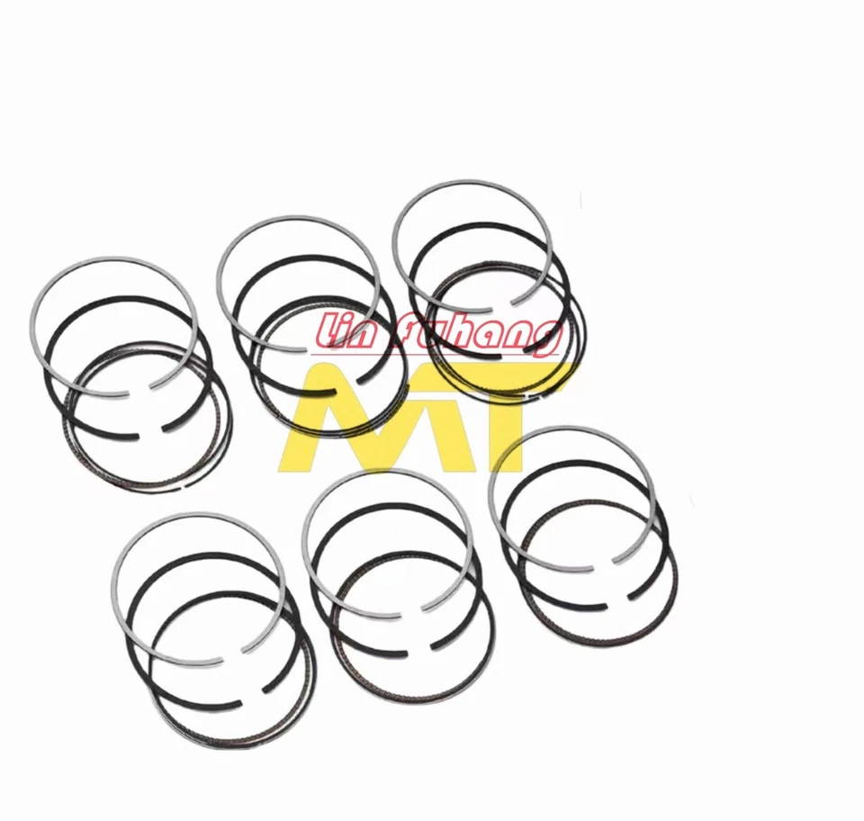 OM642 MAHLE 6x Piston Rings Set STD For Mercedes-Benz C320 E350 CDI BlueTec 3.0 - Image 4 of 4
