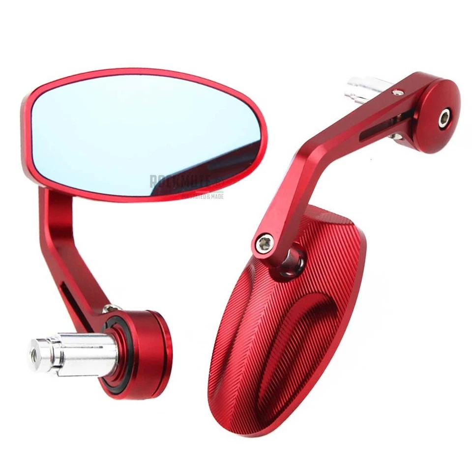 Винтажные круглые зеркала регулируемая пара подходит для SUZUKI BURGMAN 200 BURGMAN 400 600 - Изображение 3 из 4