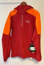 Brand New Arc'Teryx Men's Sabre Anorak Medium Phenom/Bordeaux Jacket, BNWT