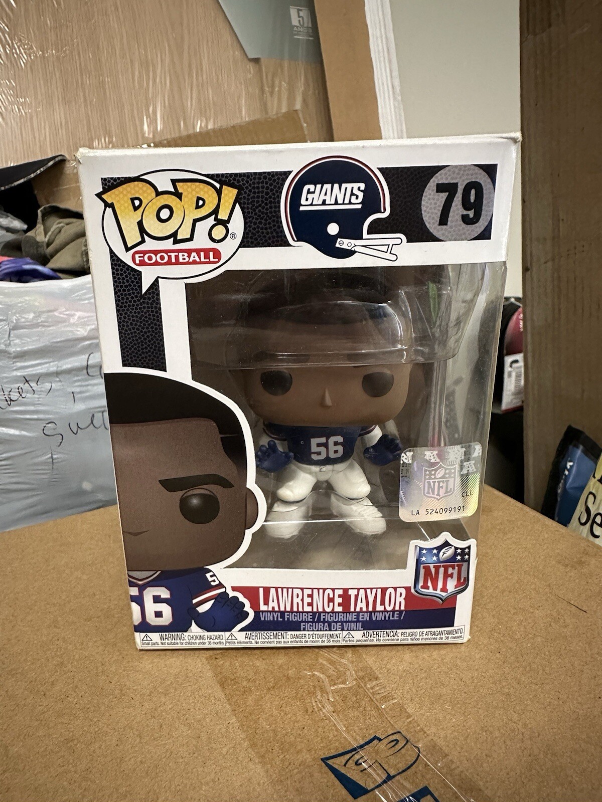 Funko Pop! Figura De Vinilo Deportiva Nfl Lawrence Taylor #79 Dañada Z8
