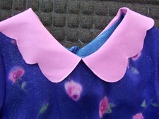 chocolate soup floral purple pink sparkle party dress girls 12 modest victorian