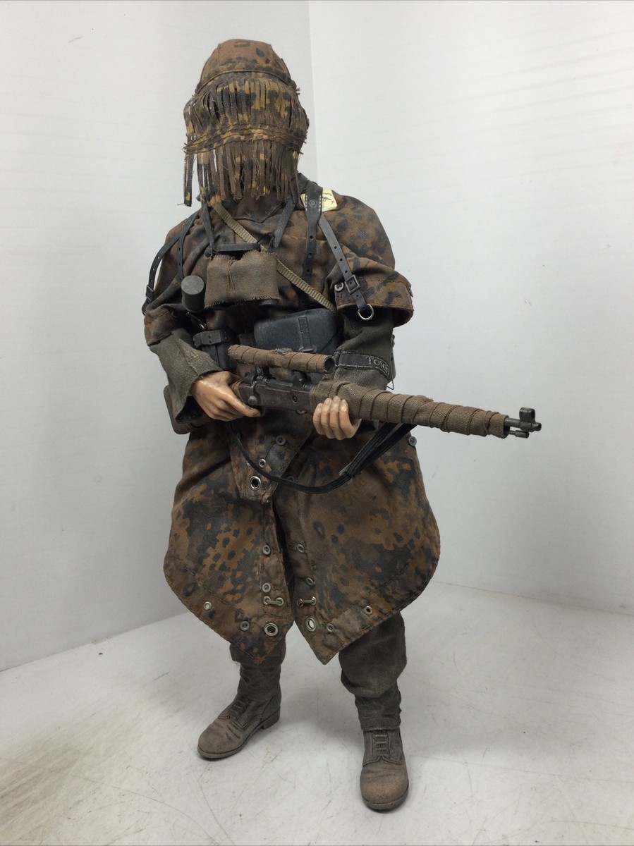 1/6 CUSTOM BUILD WW2 GERMAN 3RD SS DIVISION SNIPER FALL