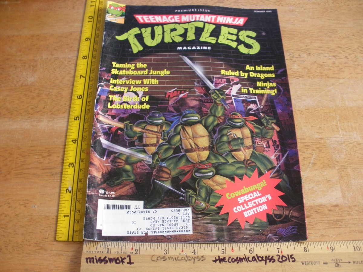 Teenage Mutant Ninja Turtles Magazine 1990 Summer 1st issue Casey