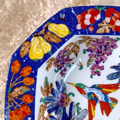 Hermes Soup Plate Dish Pierres d'Orient et d'Occident Tableware