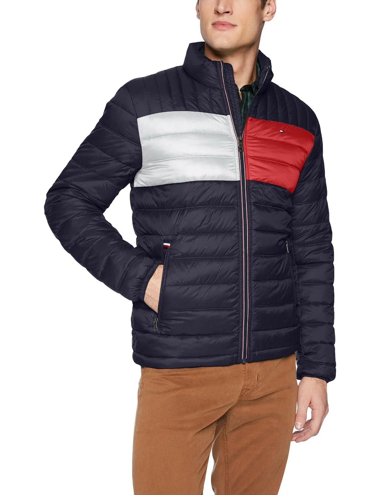 Tommy Hilfiger X4409 Men's Ultra Lightweight Packable Puffer Jacket Size XXL