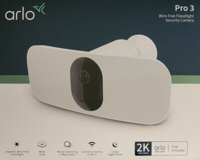 Arlo Pro 3 Wireless Floodlight Camera | Security Camera