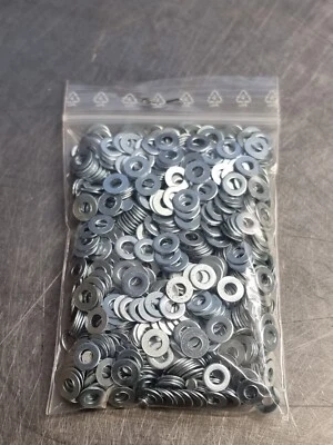 1000 X 3mm DIALL FLAT WASHERS FOR M3 BOLTS MEDIUM STEEL ZP MUDGUARD WASHERS M