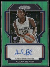Alana Beard 2022 Prizm WNBA Green Prizm Auto