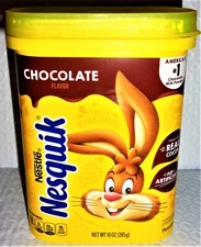 Nestle NESQUIK Chocolate Cocoa Powder Lot of 1, 2 & 3 ( 10 Oz/ 285 g) Each *