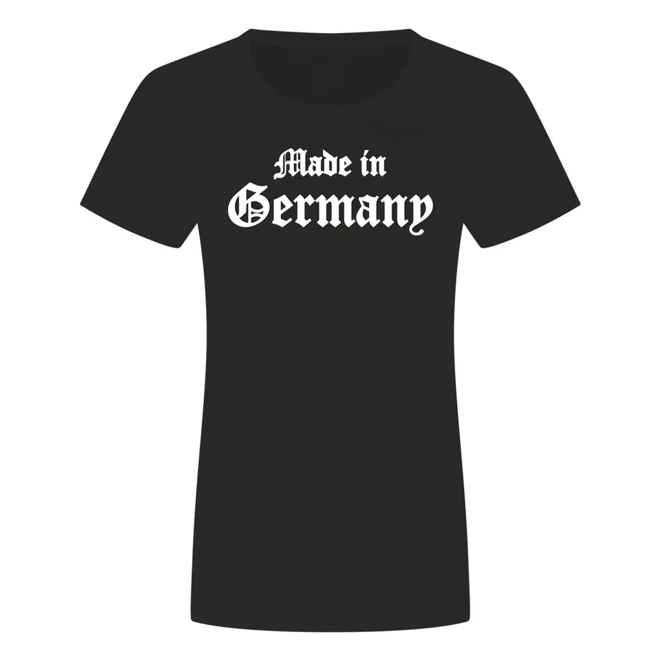 Made In Germany Damen T-Shirt - Deutschland Demonstration Rechts Links Anti - Bild 1 von 1