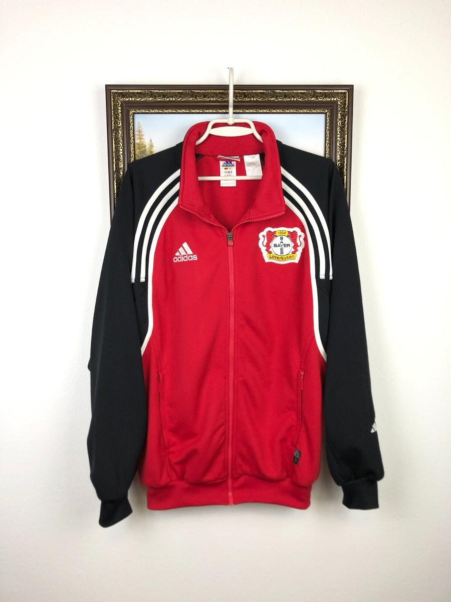 Vintage 90's Adidas Bayer 04 Leverkusen Football Jacket Vintage 90's Adidas Bayer 04 Leverkusen Football Jacket