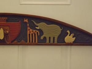 Free Shipping Outside Stereotypes Chicken Creek Carvers Noahs Ark Hand Carved Wood Door Topper 36 Long Inventory Clearance Www Frontierintegrity Com