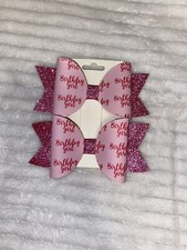 Girl Bows Birthday Girl Pink/glitter
