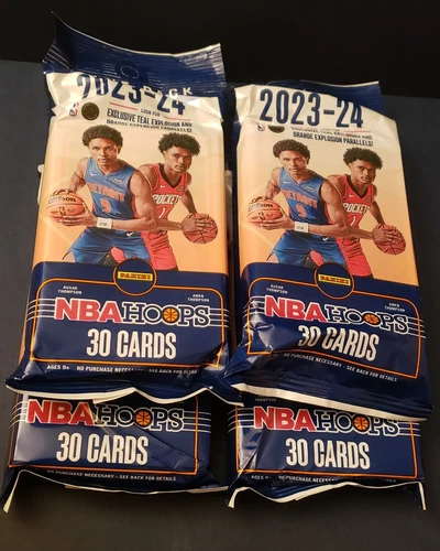4 - 2023-24 NBA HOOPS 30 CARDS PACK SEALED VALUE PACK FAT WEMBANYAMA RC
