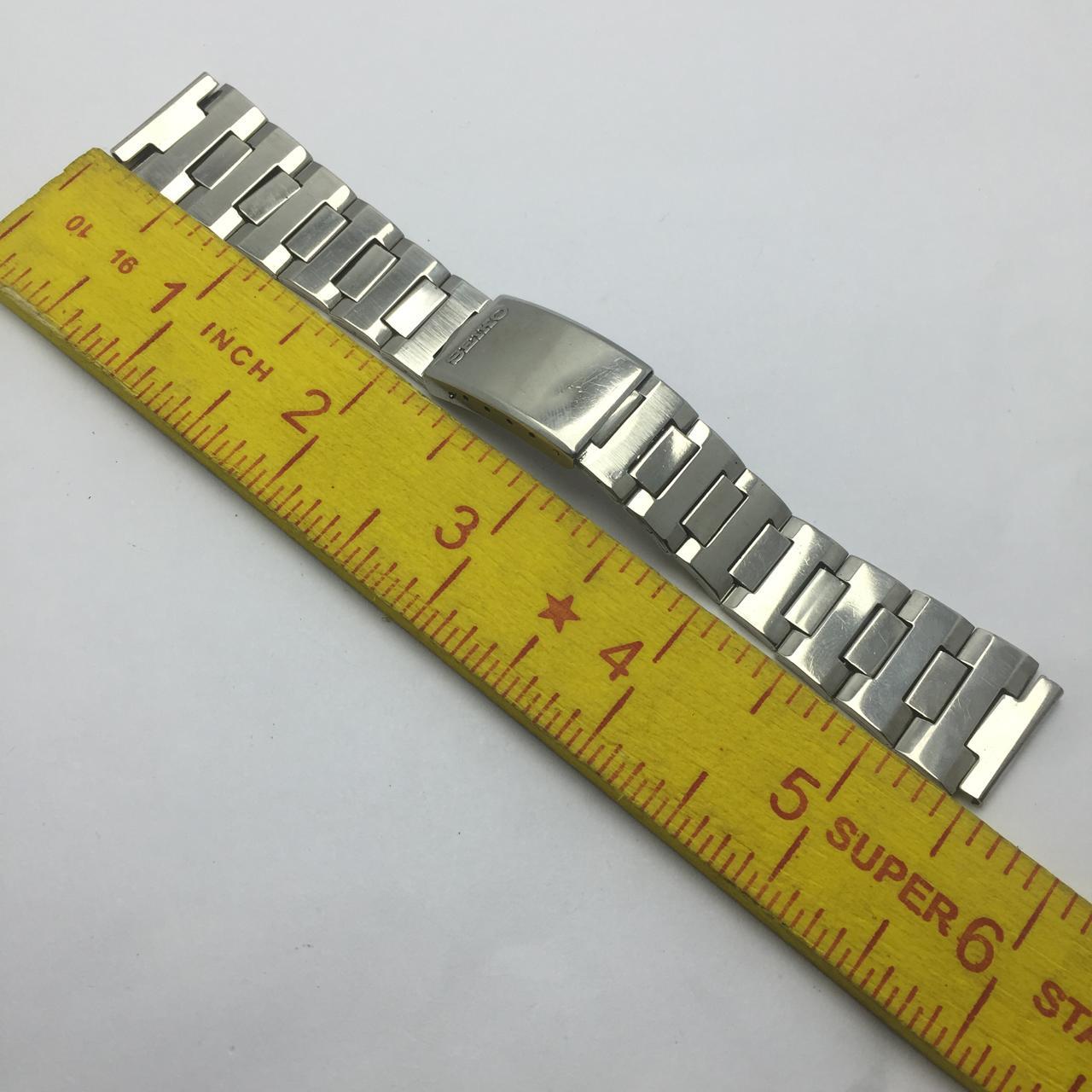19 mm Seiko B204 Stainless Steel Vintage Men’s Watch Bracelet
