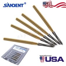 5PCS Dental Endodontic ENDO-Z Tungsten Carbide Burs FG Round Bur High Speed 28mm
