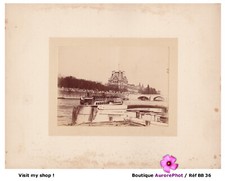 PARIS, EXPO UNIVERSELLE 1889, PONT, BATEAU & PASSAGERS SUR LA SEINE -BB36