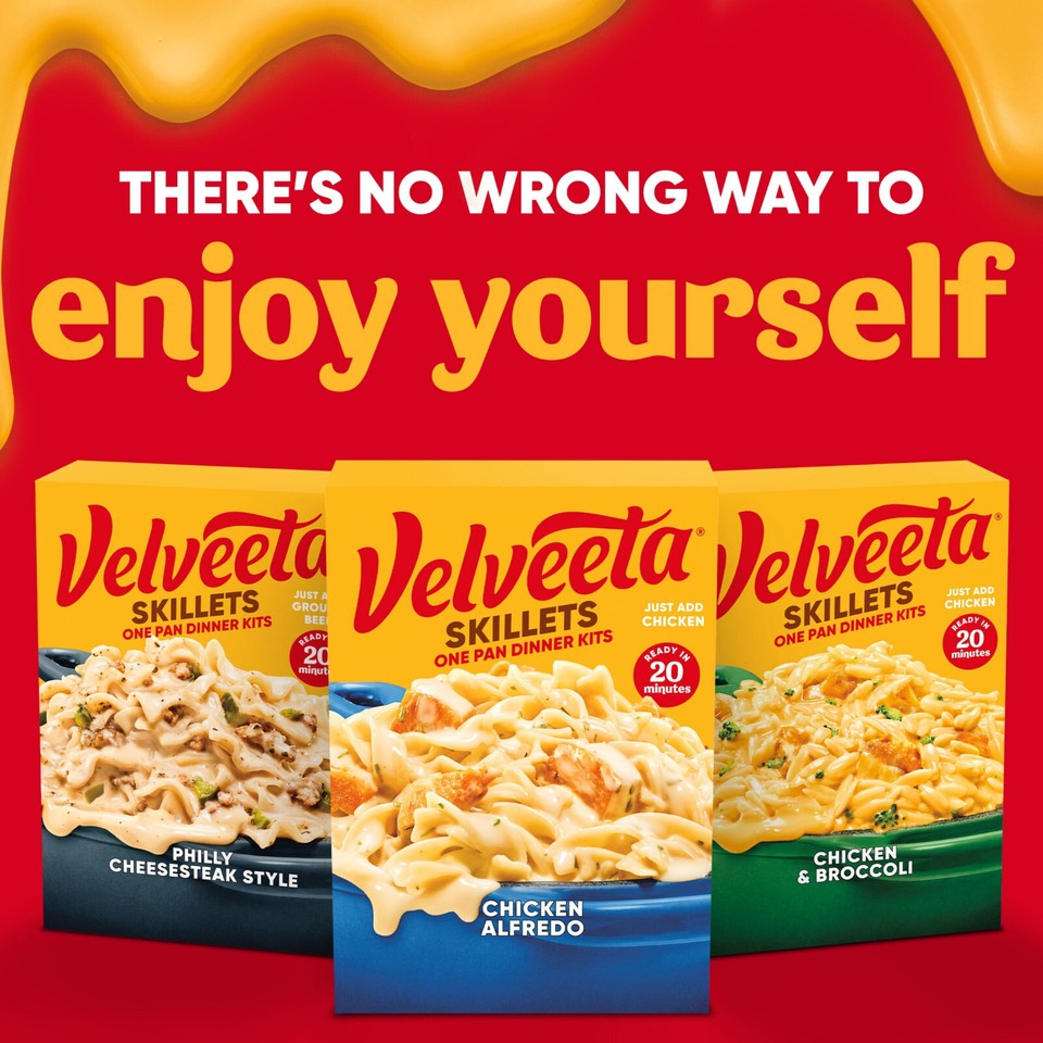 Velveeta Skillets Chicken Alfredo Dinner Kit, 12.5 oz Box eBay
