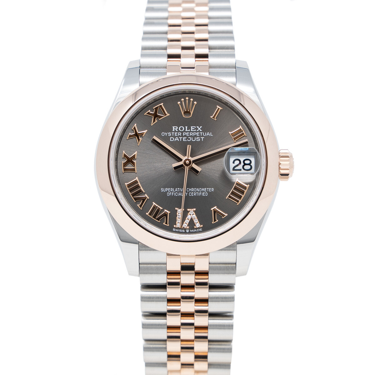 Rolex Women's Datejust 31 278241 Wristwatch - Slate Roman VI Diamond, Jubilee