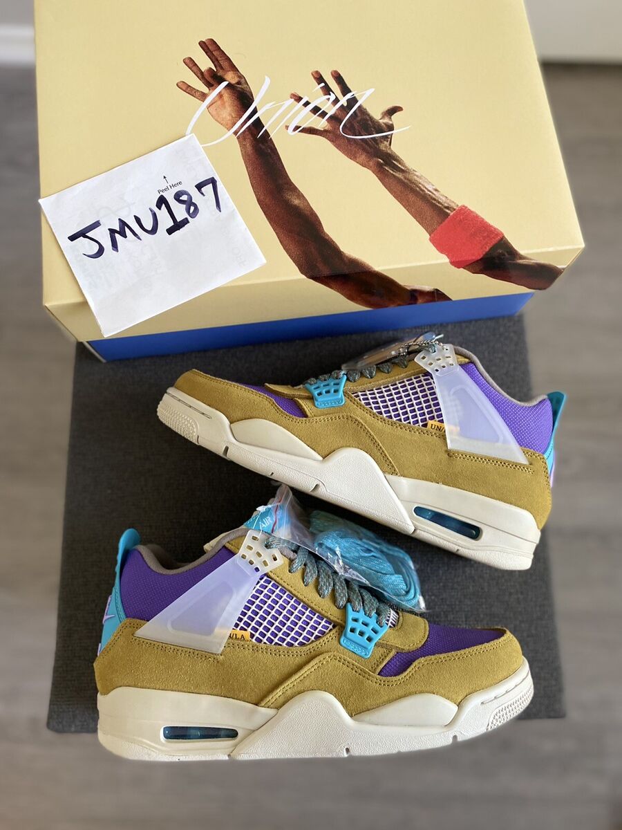 DS Nike Air Jordan 4 SP UNION Retro IV Desert Moss 8 OG DS Nike Air Jordan 4 SP UNION Retro IV Desert Moss 8 OG