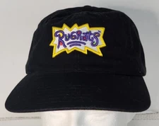 Rugrats Logo 2021 Nickelodeon Viacom International Strap Black Cap Hat NWT 