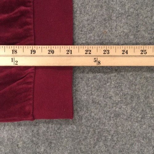 Cat & Jack Girls Sz XL 14 Sweater Burgundy Velvet Embroidered Floral - Picture 9 of 9