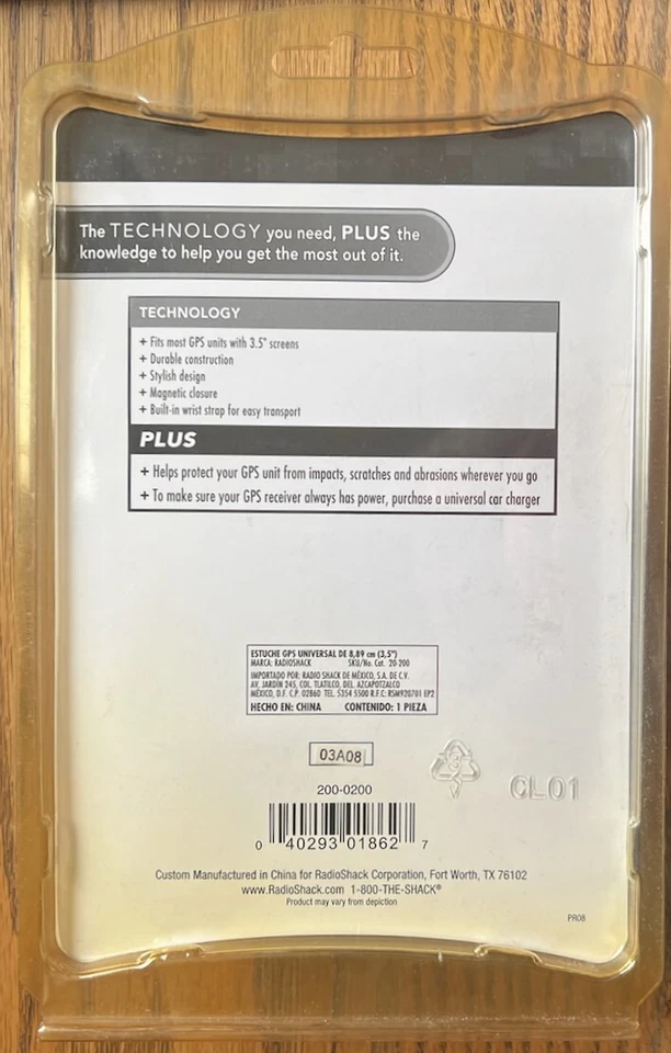 RadioShack ~ Universal 3.5” GPS Carrying Case ~ 20-200 ~ Brand New ~ Sealed - Image 2 of 2