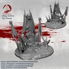Urlag Gorbok - Orc Throne Dark Realms tabletop terrain wargaming 28mm
