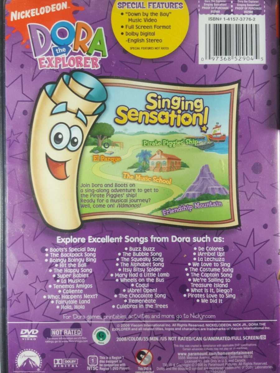 Dora: Explore the Earth/Singing Sensation/shy Rainbow/First Day Of