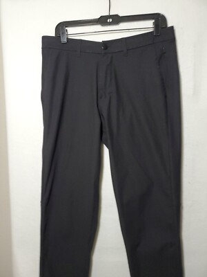 Lululemon Pants Mens 32x29 Black Performance ABC Slim Fit Travel Golf Pants 