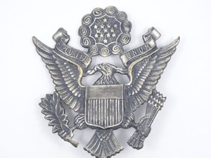Vintage Ww Ii Era Us Military Eagle Crest E Pluribus Unum Large