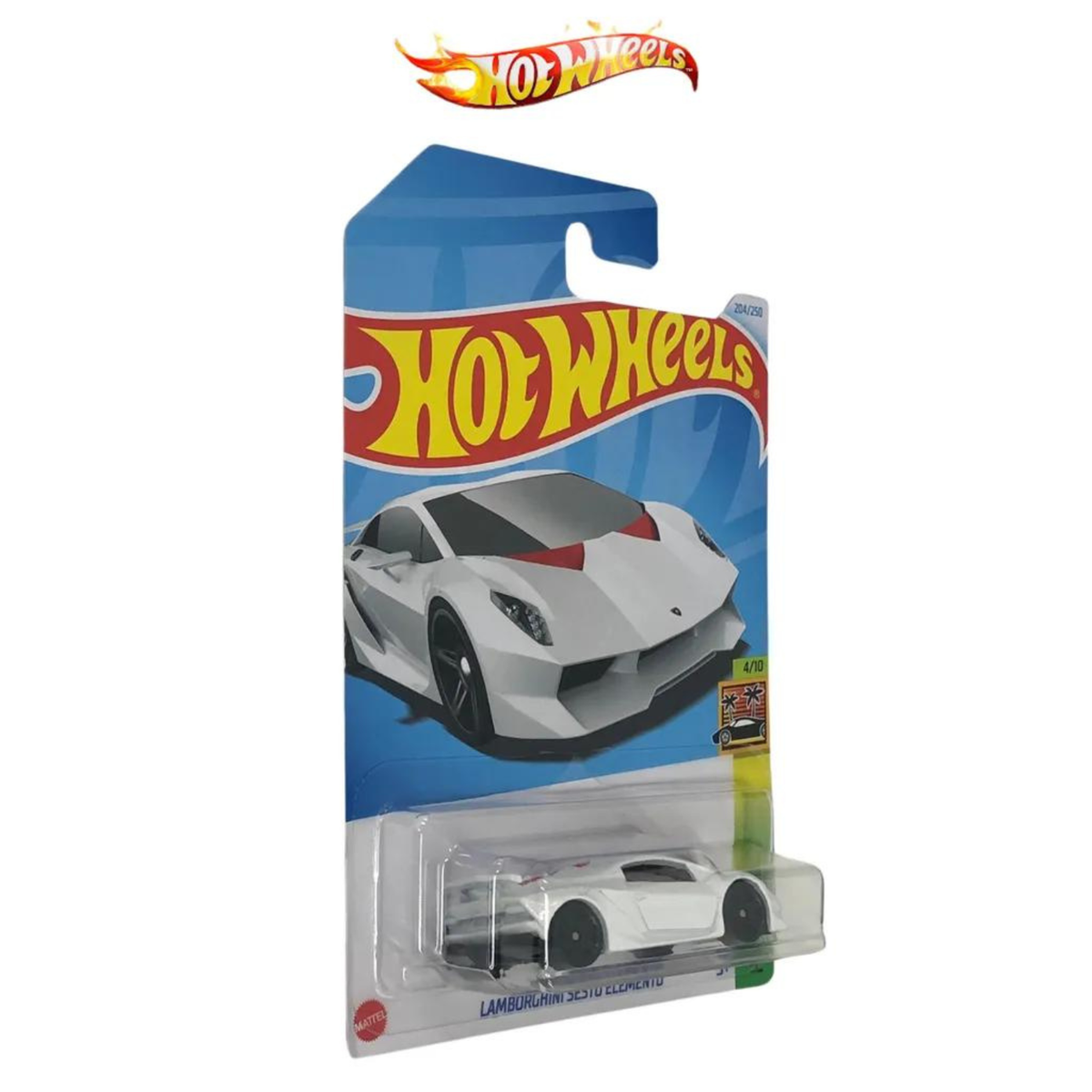 New Hot Wheels Lamborghini Sesto Elemento White #204 Mainline 2024