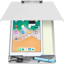 Metal Clipboard with Storage Aluminum Clipboards Low Profile Clip Box Heavy Duty