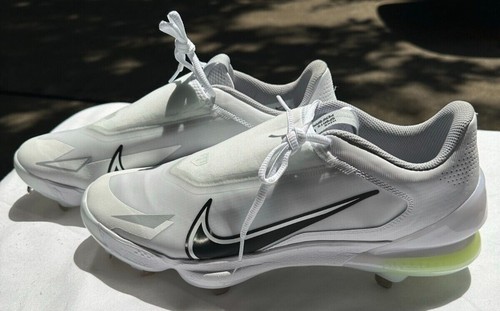 Botines de béisbol Nike Force Zoom Trout 8 Pro de metal blanco CZ5915-100 para hombre talla 13 - Imagen 2 de 7