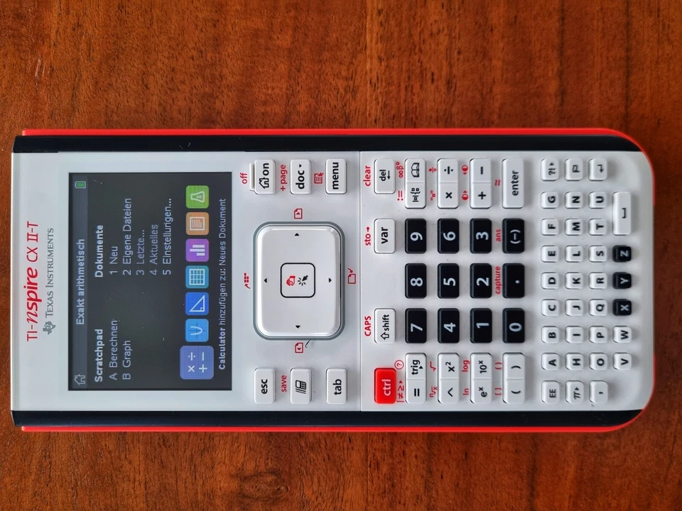 TI-nspire CX II-T Taschenrechner Texas Instruments ✅Händler - Bild 3 von 4