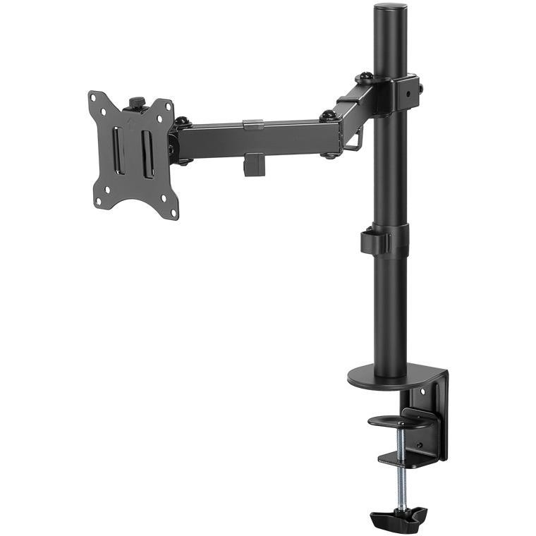 Bras de moniteur articulé inclinable et rotatif Goobay Single Flex