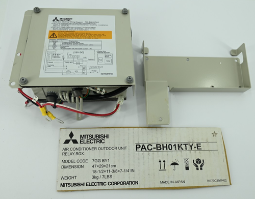 Mitsubishi PAC-BH01KTY-E Relay Box for Base Pan Heater Kits for J-SERIES 460Va - 第 1/4 張圖片