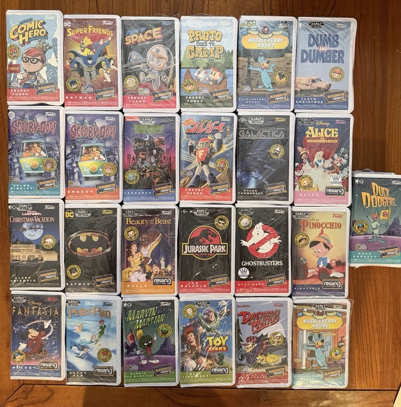 Lot of 25 Funko Rewind Mini Figures (3xChase / 22xRegular) SDCC 2023