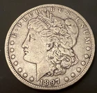 1897-O Morgan Silver Dollar-Fine Nice Details New Orleans Mint