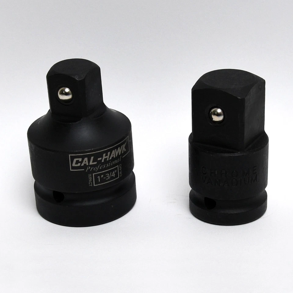 2pc Air Impact 1" x 3/4" Drive Socket Adapter Set Reducer Heavy Duty - Image 2 of 4
