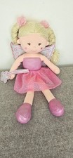 TJM Fairy Rag Doll With Pink Dress & Wand 60cm