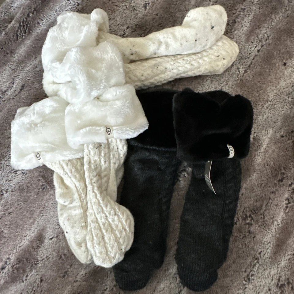 UGG Drizlita прозрачный водонепроницаемый резиновый дождя ботинки стриженный мех стельки и носки женщин 7 - Изображение 2 из 4